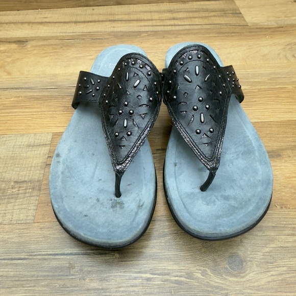Dansko size 5.5-6 Black and Gray Studded Sandals - Picture 3 of 9